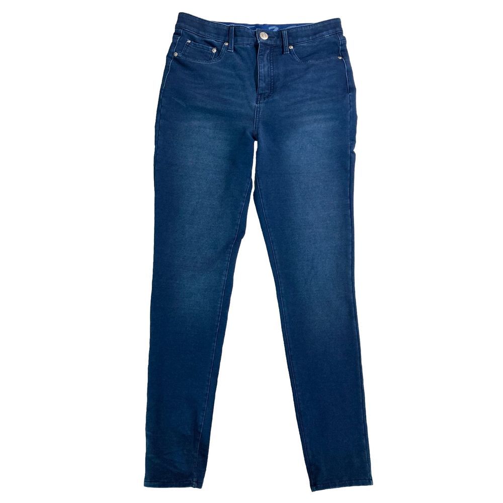 Seven7 Womens Blue Denim Skinny Fit Legging Jeans Size 8 (30x28.5 Measured) - Picture 10 of 16